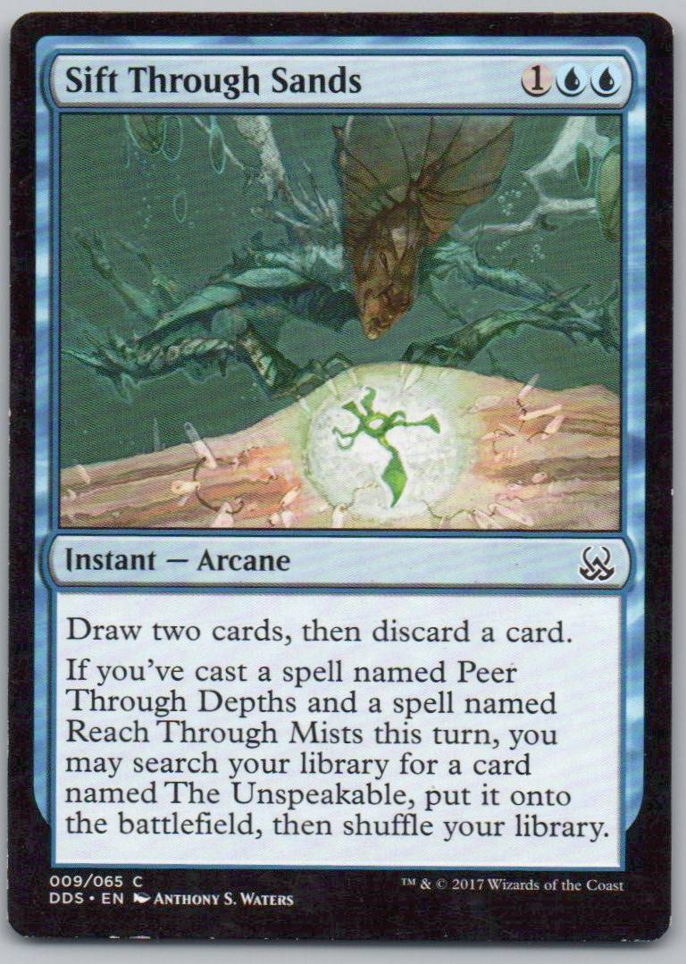 Sift Through Sands 9 Normal Instant Card - Duel Decks: Mind vs. Might