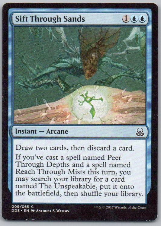 Sift Through Sands 9 Normal Instant Card - Duel Decks: Mind vs. Might