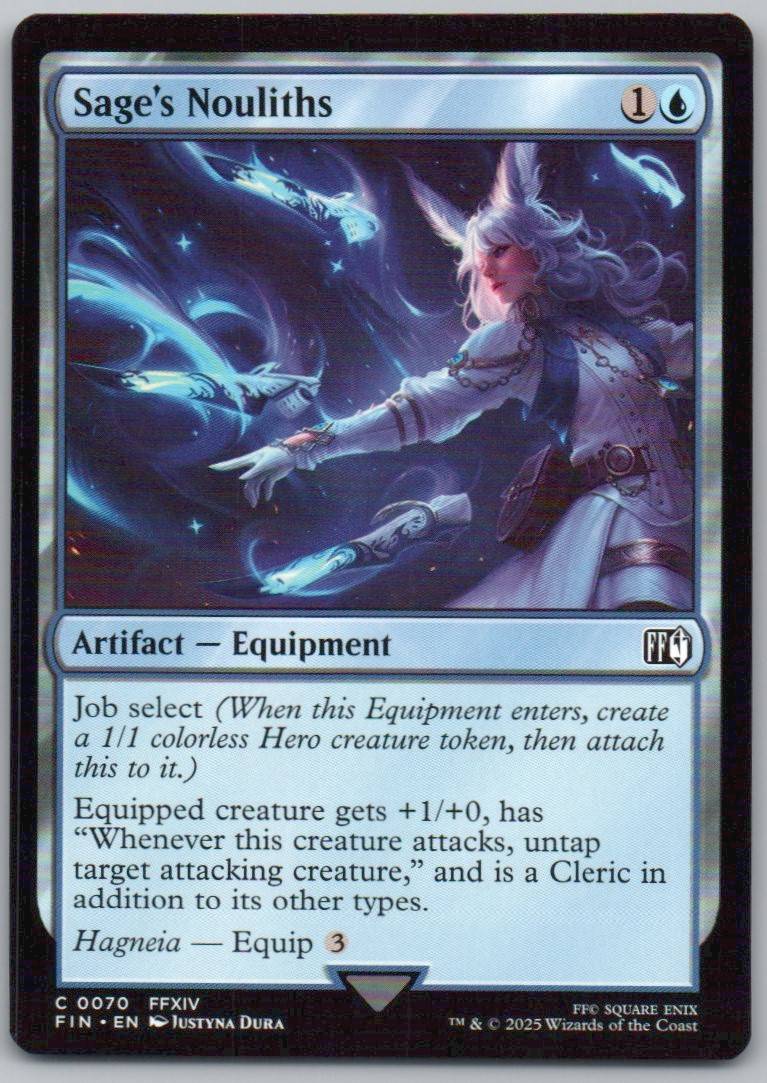 Sage's Nouliths 70 Normal Artifact Card - FINAL FANTASY