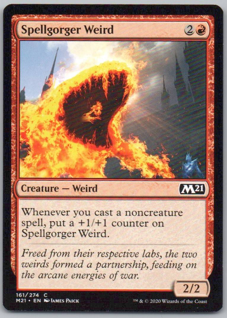 Spellgorger Weird 161 Normal Creature Card - Core Set 2021