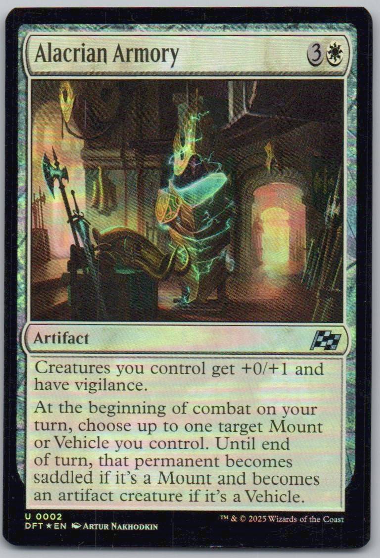 Alacrian Armory 2 Normal Artifact Card - Aetherdrift