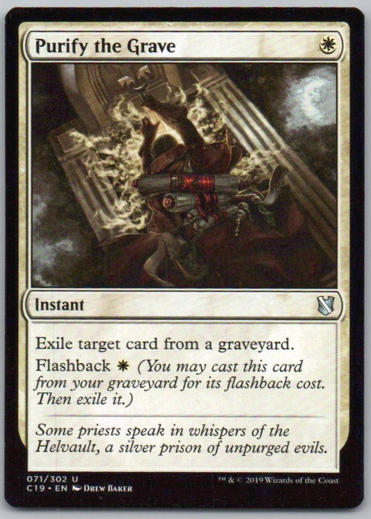 Purify the Grave 71 Normal Instant Card - Commander 2019