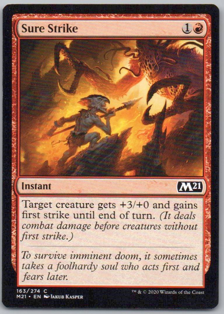 Sure Strike 163 Normal Instant Card - Core Set 2021