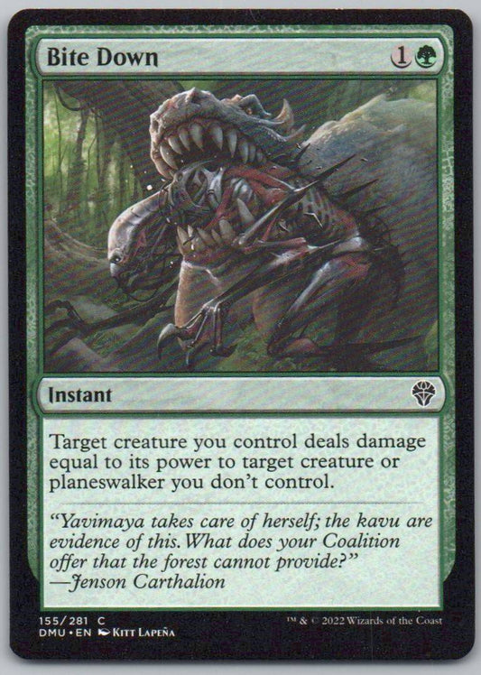 Bite Down 155 Normal Instant Card - Dominaria United