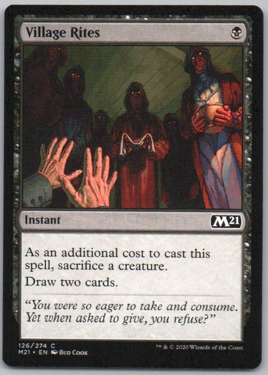 Village Rites 126 Normal Instant Card - Core Set 2021