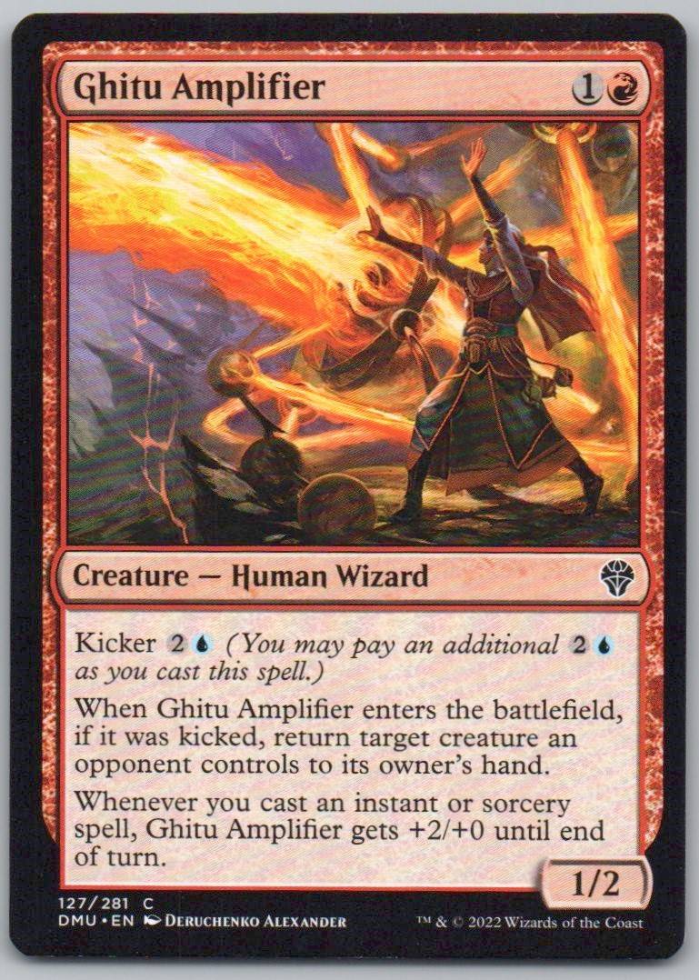 Ghitu Amplifier 127 Normal Creature Card - Dominaria United