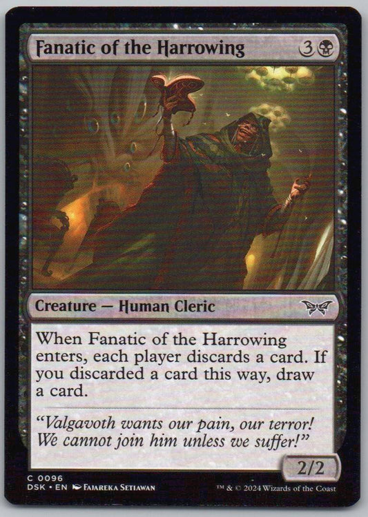 Fanatic of the Harrowing 96 Normal Creature Card - Duskmourn: House of Horror