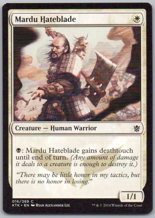 Mardu Hateblade 16 0 Creature Card - Khans of Tarkir