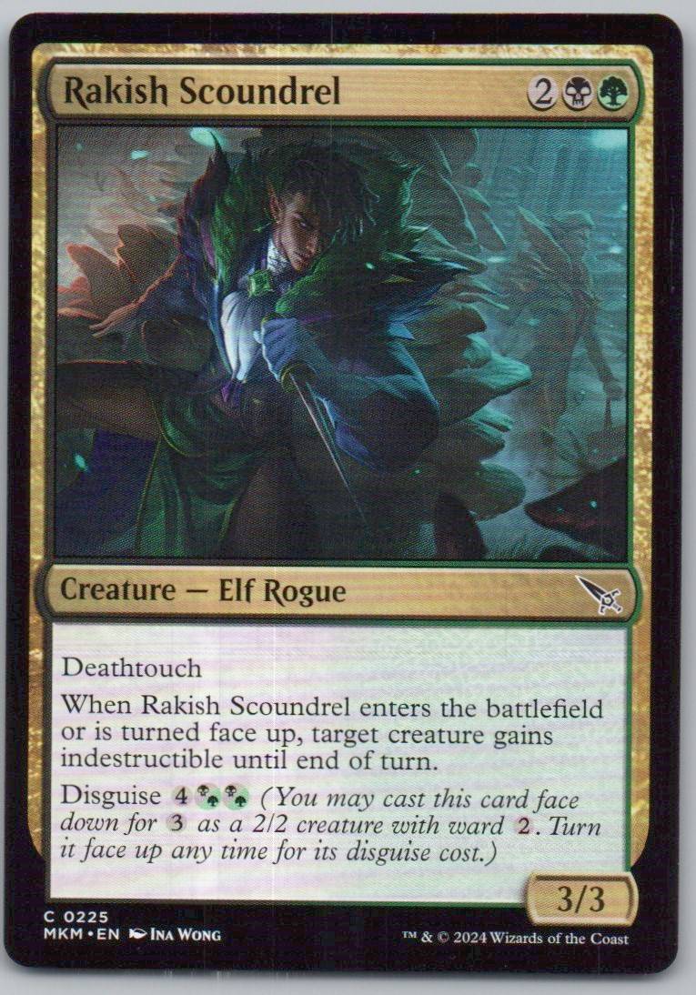 Rakish Scoundrel 225 0 Creature Card - Murders at Karlov Manor
