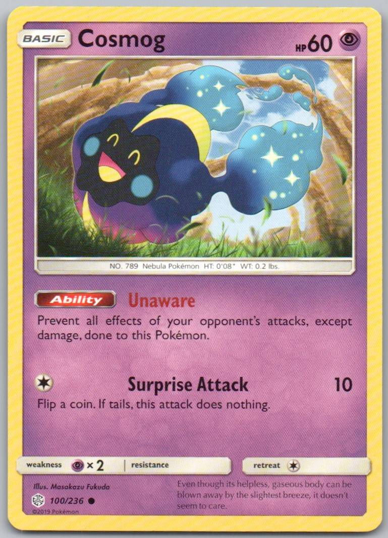 Cosmog 100 Normal Psychic Card - Cosmic Eclipse