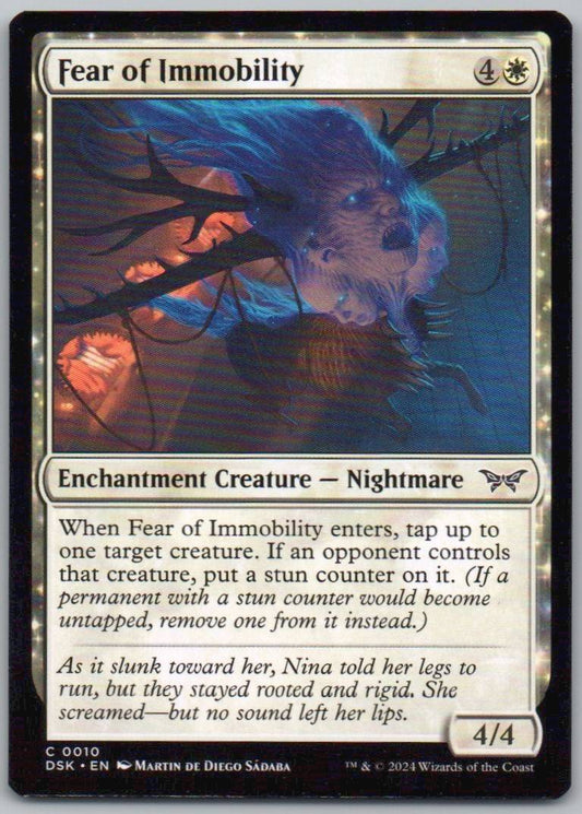 Fear of Immobility 10 Normal Enchantment Card - Duskmourn: House of Horror