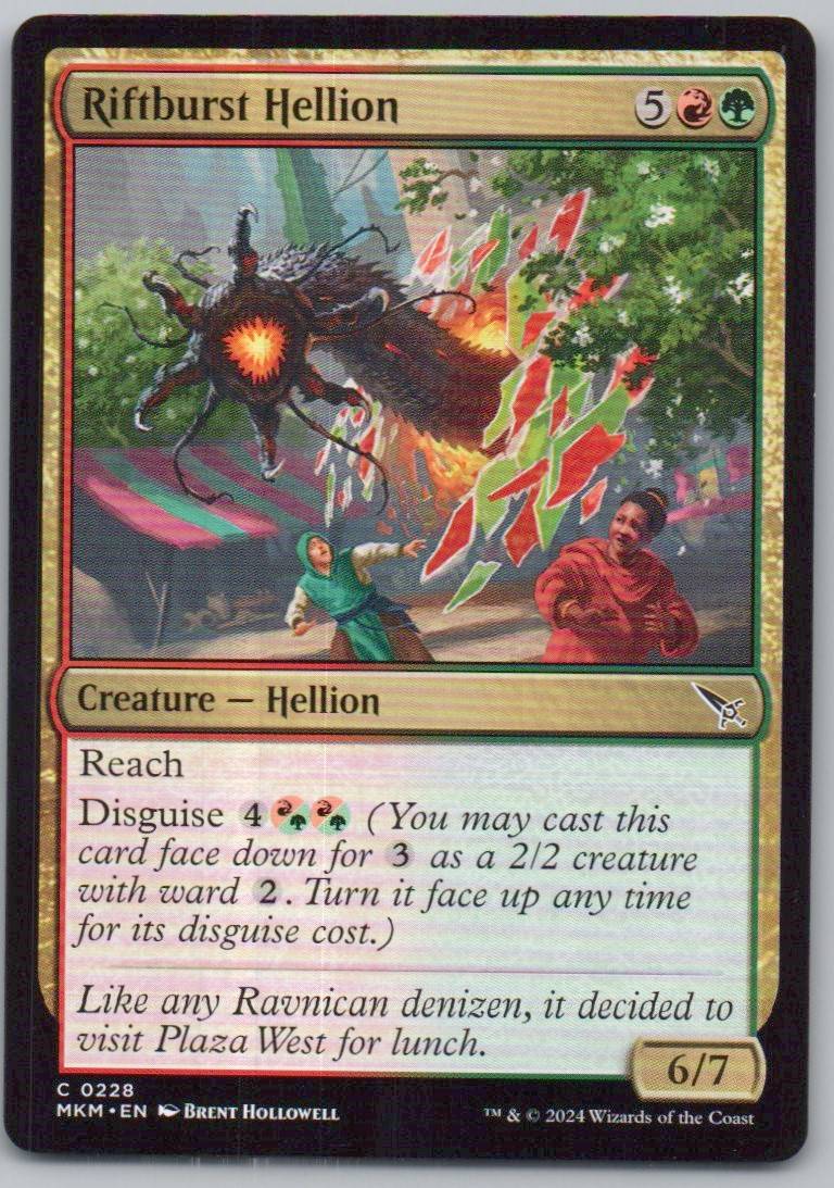 Riftburst Hellion 228 0 Creature Card - Murders at Karlov Manor