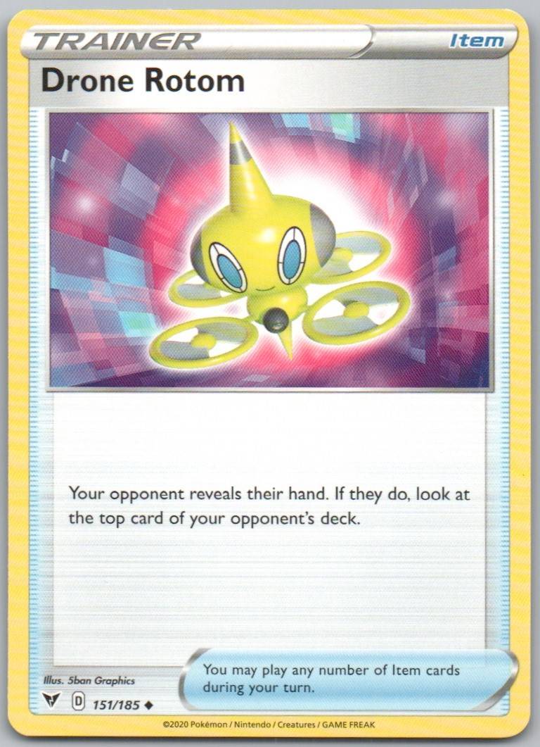 Drone Rotom 151 Normal Trainer Card - Vivid Voltage