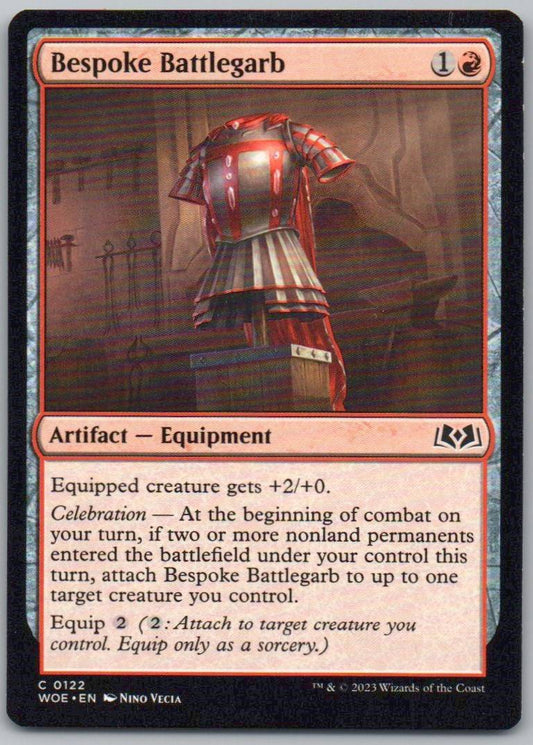 Bespoke Battlegarb 122 Normal Artifact Card - Wilds of Eldraine