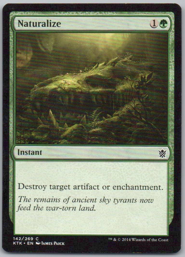 Naturalize 142 0 Instant Card - Khans of Tarkir