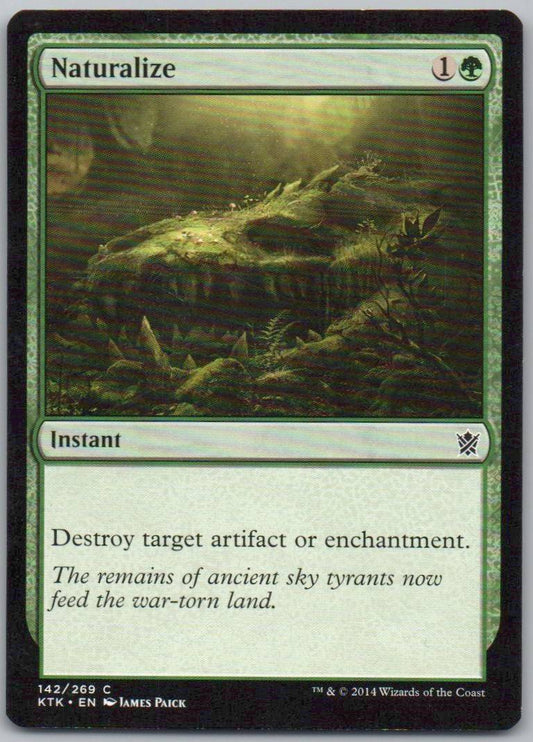 Naturalize 142 0 Instant Card - Khans of Tarkir