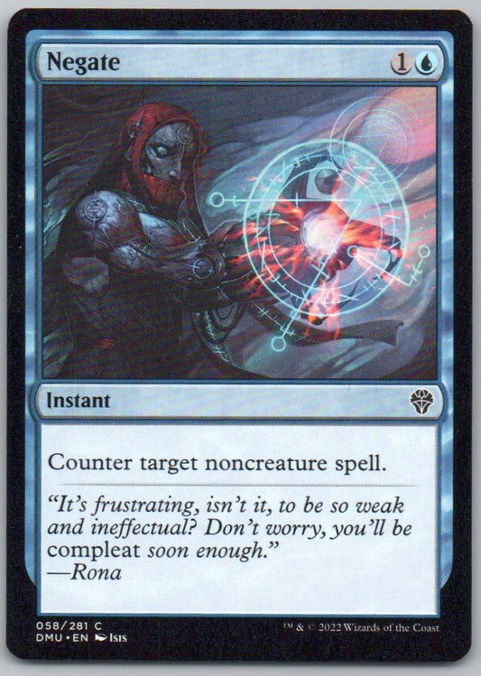 Negate 58 Normal Instant Card - Dominaria United
