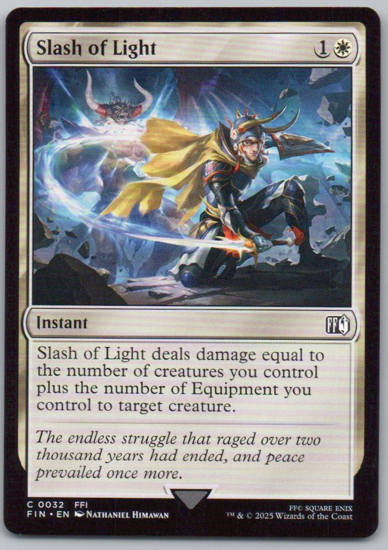 Slash of Light 32 Normal Instant Card - FINAL FANTASY