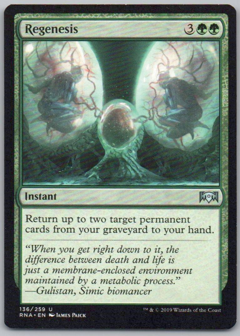 Regenesis 136 Normal Instant Card - Ravnica Allegiance