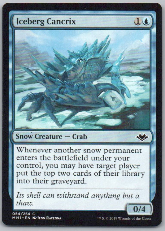 Iceberg Cancrix 54 Normal Creature Card - Modern Horizons