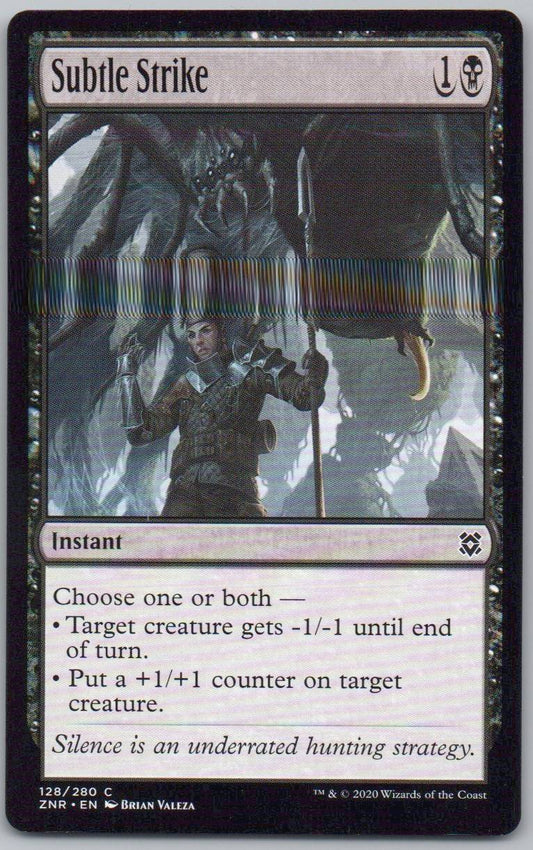 Subtle Strike 128 Normal Instant Card - Zendikar Rising