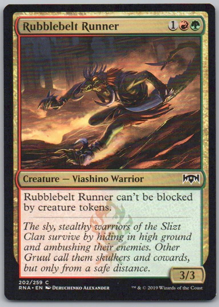 Rubblebelt Runner 202 Normal Creature Card - Ravnica Allegiance