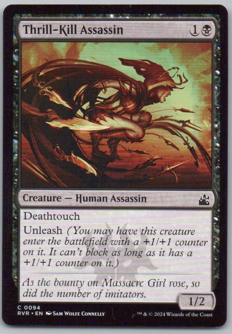 Thrill-Kill Assassin 94 Normal Creature Card - Ravnica Remastered