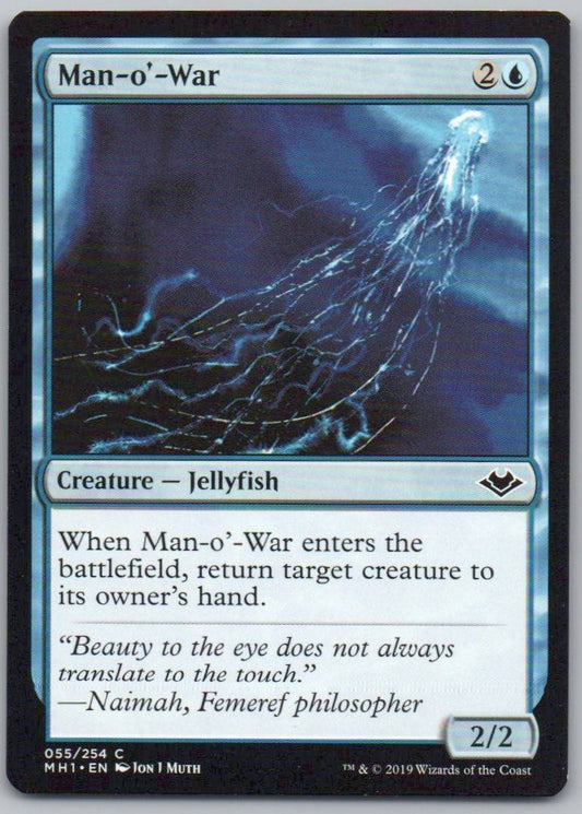Man-o'-War 55 Normal Creature Card - Modern Horizons