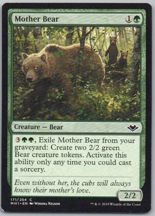 Mother Bear 171 Normal Creature Card - Modern Horizons