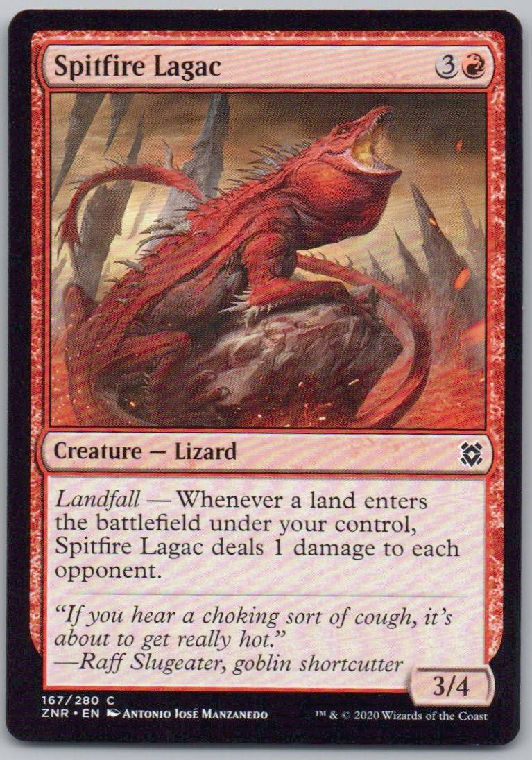 Spitfire Lagac 167 Normal Creature Card - Zendikar Rising