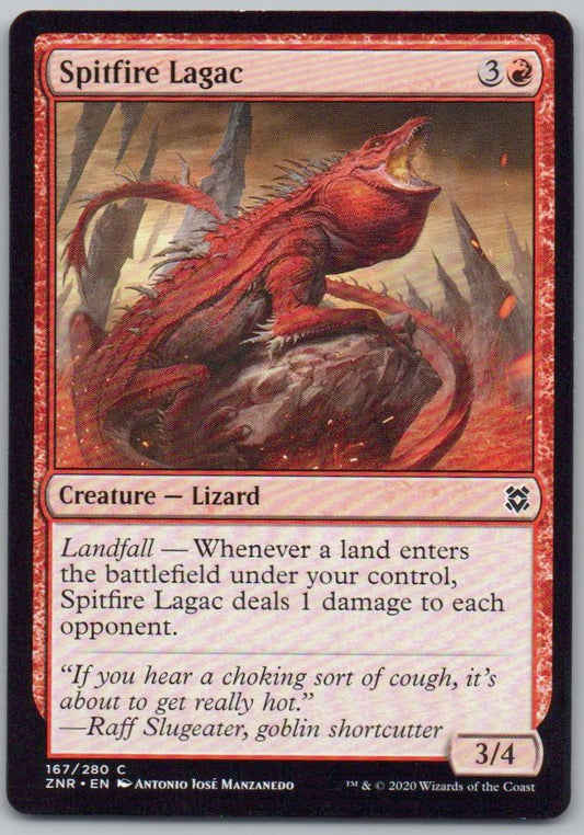 Spitfire Lagac 167 Normal Creature Card - Zendikar Rising