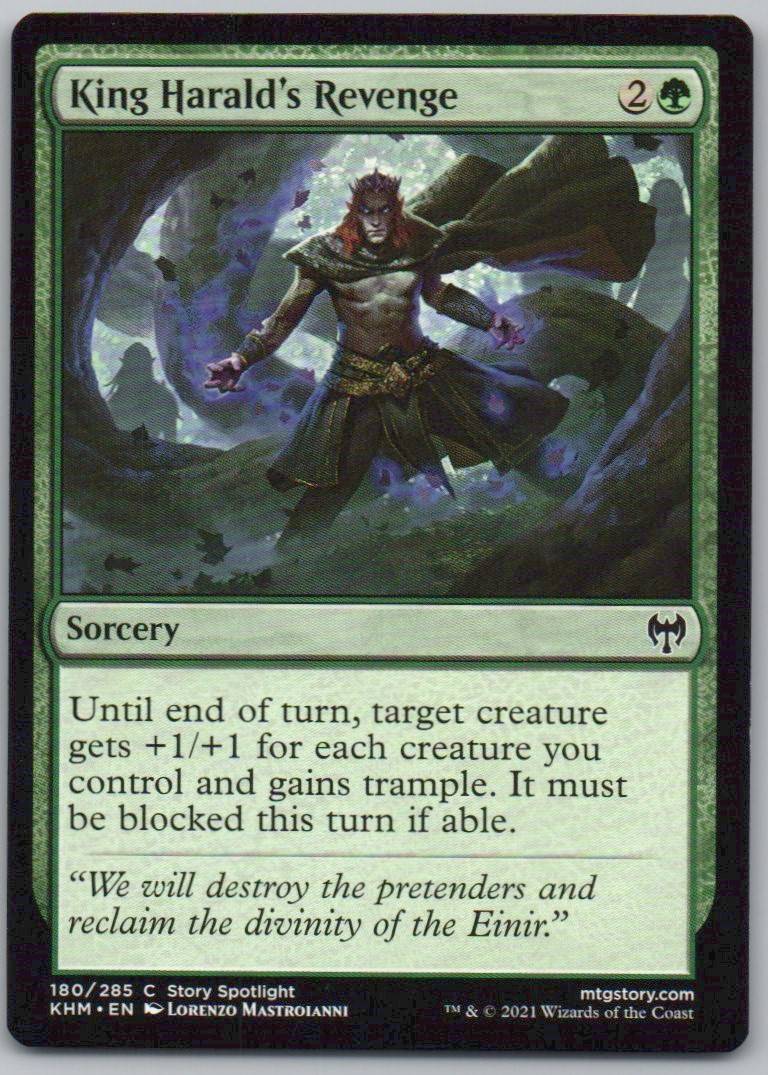 King Harald's Revenge 180 Normal Sorcery Card - Kaldheim
