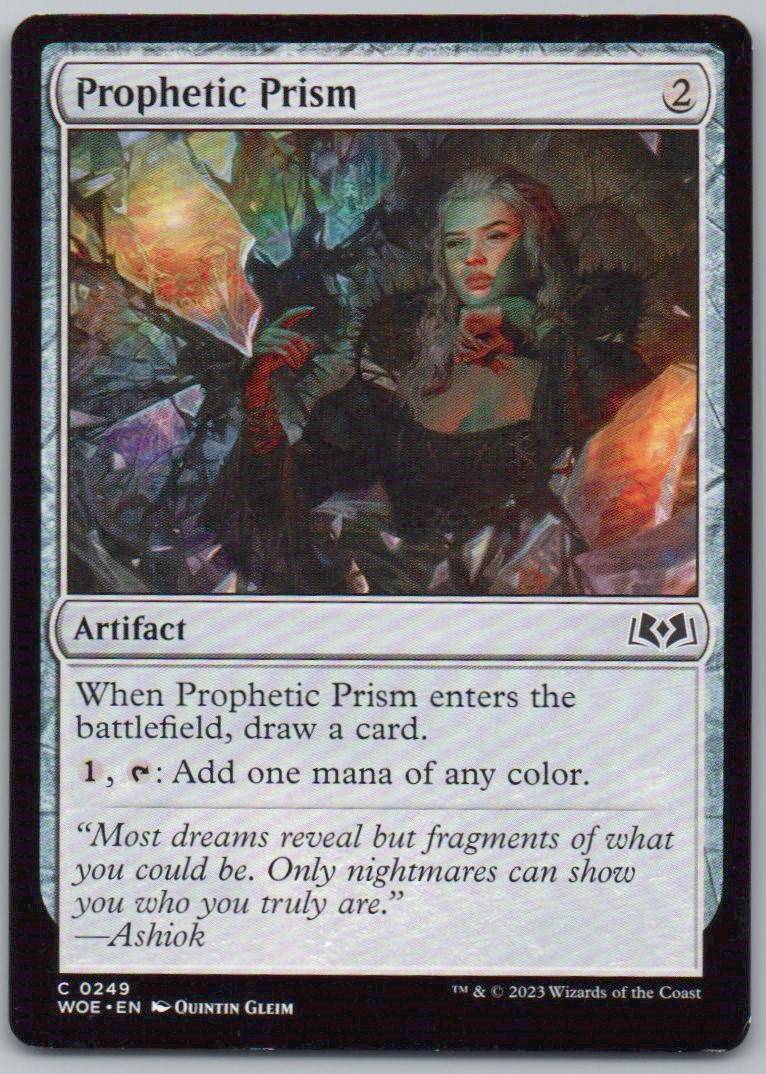 Prophetic Prism 249 Normal Artifact Card - Wilds of Eldraine