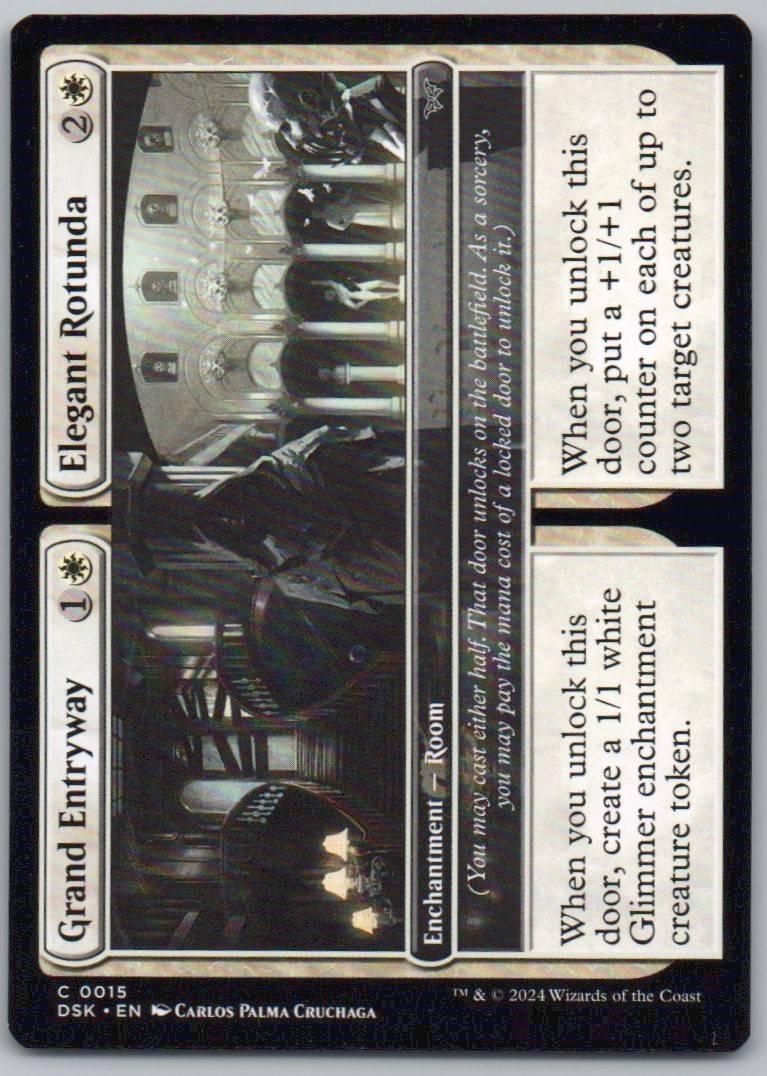 Grand Entryway // Elegant Rotunda (0015) 15 Normal Enchantment Card - Duskmourn: House of Horror