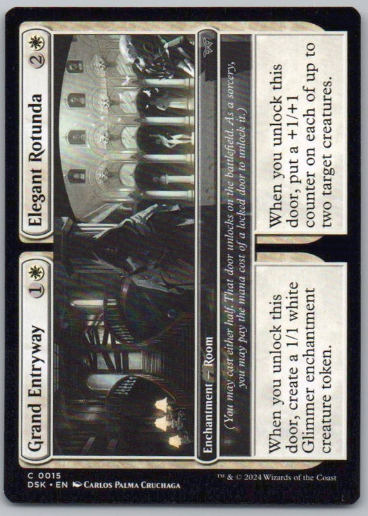 Grand Entryway // Elegant Rotunda (0015) 15 Normal Enchantment Card - Duskmourn: House of Horror