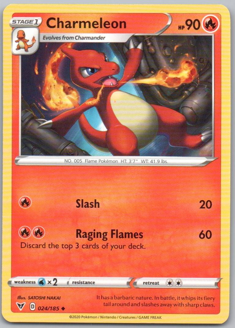 Charmeleon 024 Normal Fire Card - Vivid Voltage