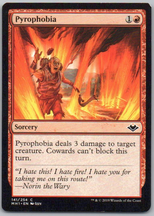 Pyrophobia 141 Normal Sorcery Card - Modern Horizons