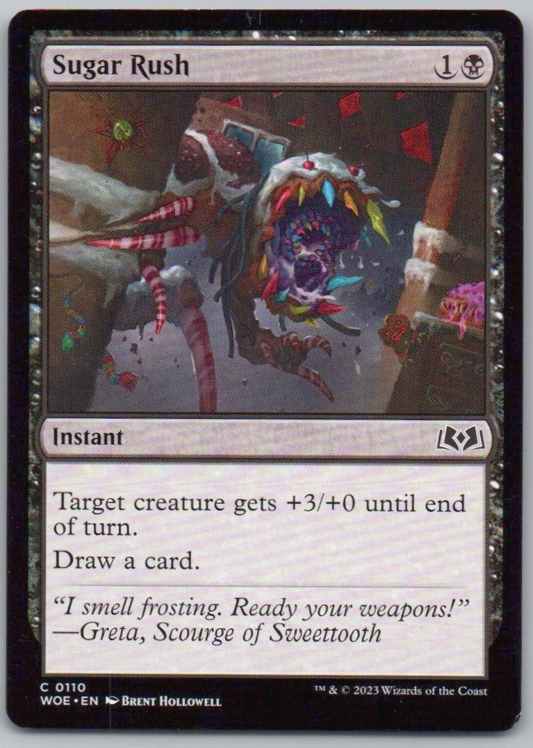Sugar Rush 110 Normal Instant Card - Wilds of Eldraine