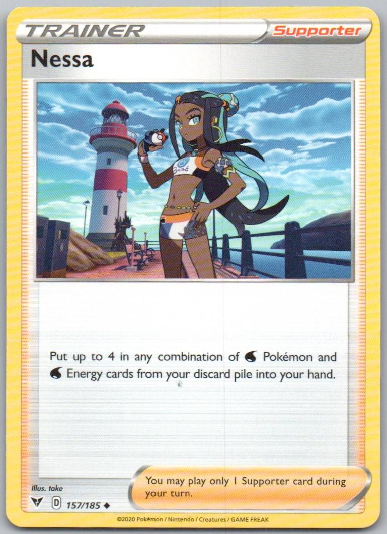 Nessa 157 Normal Trainer Card - Vivid Voltage