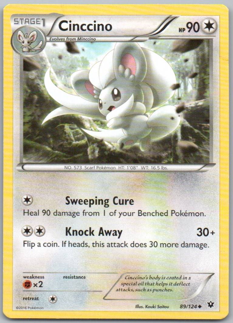 Cinccino 089 Normal Colorless Card - Fates Collide