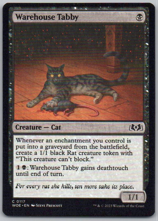 Warehouse Tabby 117 Normal Creature Card - Wilds of Eldraine