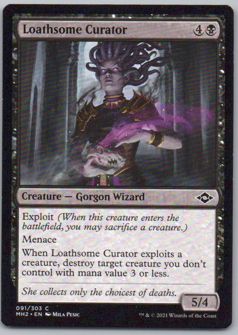 Loathsome Curator 91 Normal Creature Card - Modern Horizons 2