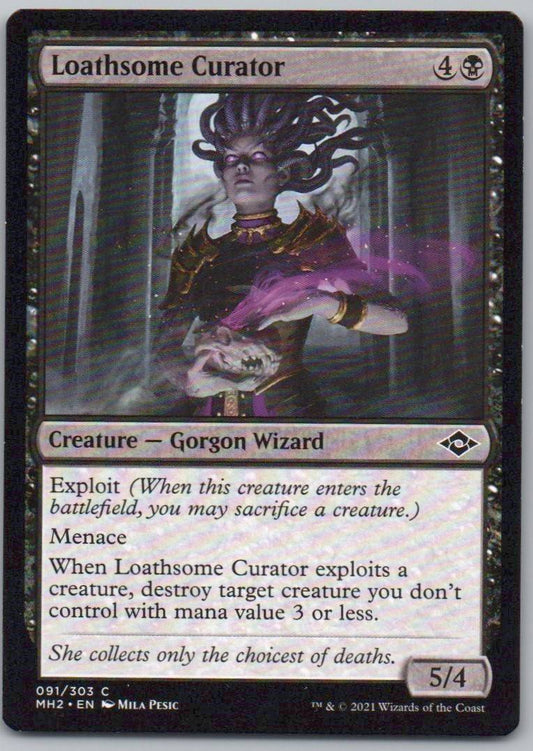 Loathsome Curator 91 Normal Creature Card - Modern Horizons 2