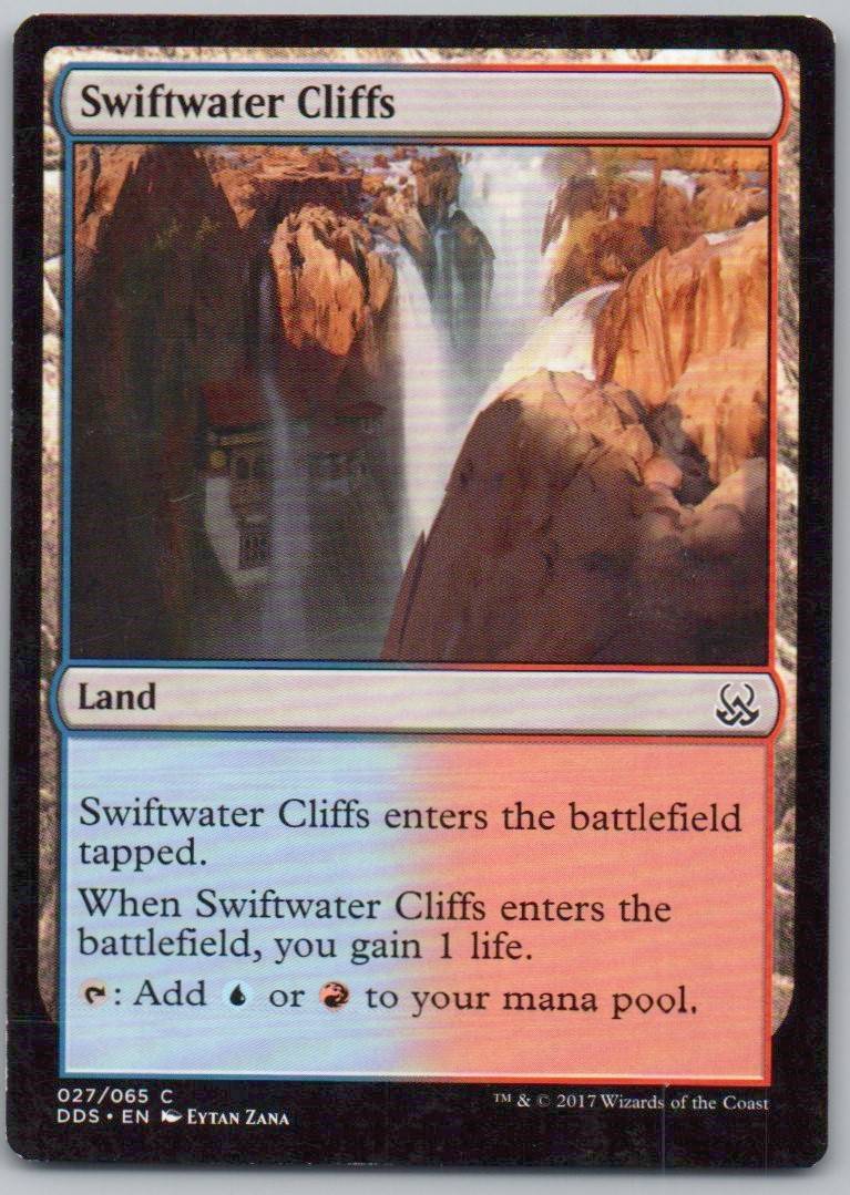 Swiftwater Cliffs 27 Normal Land Card - Duel Decks: Mind vs. Might