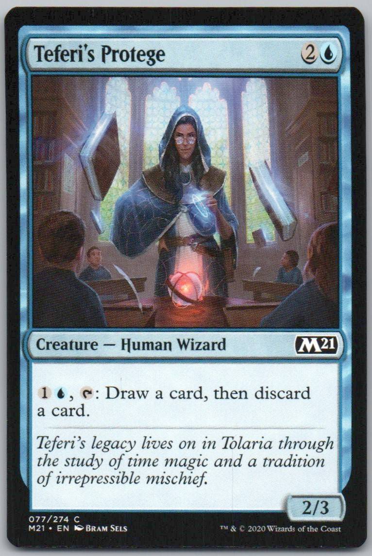 Teferi's Protege 77 0 Creature Card - Core Set 2021