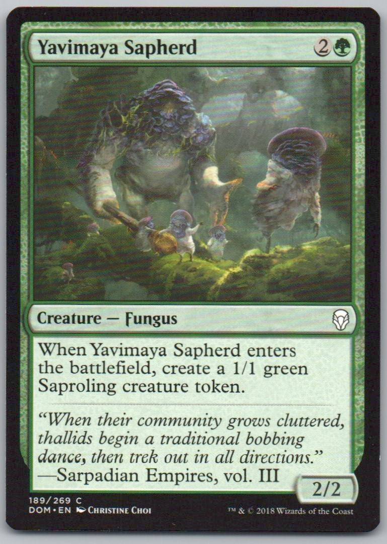Yavimaya Sapherd 189 Normal Creature Card - Dominaria