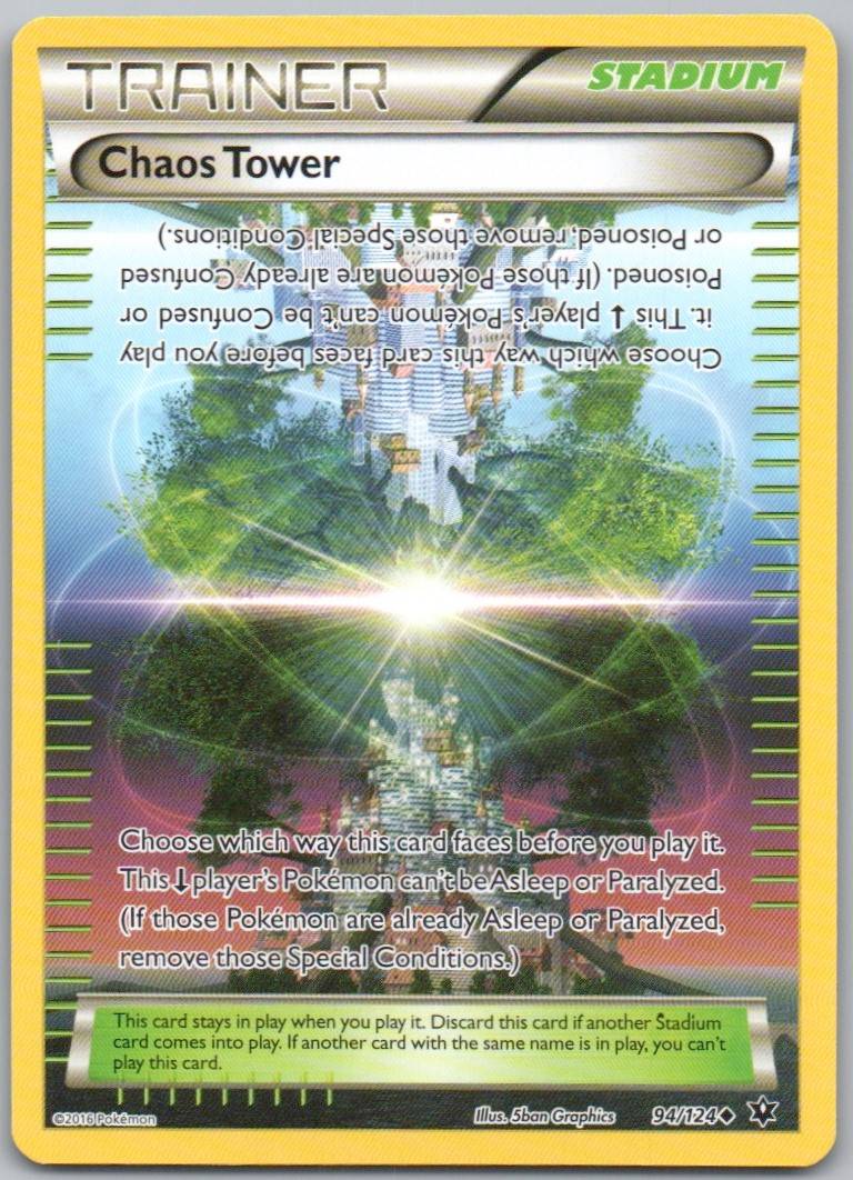 Chaos Tower 094 Normal Trainer Card - Fates Collide