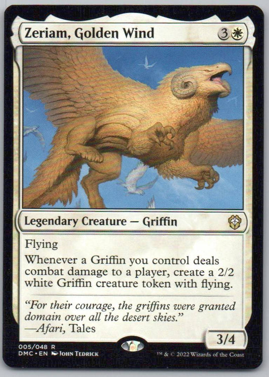 Zeriam, Golden Wind 5 Normal Legendary Card - Commander: Dominaria United