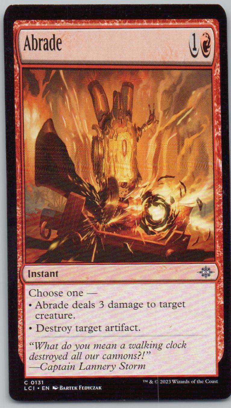 Abrade 131 0 Instant Card - The Lost Caverns of Ixalan