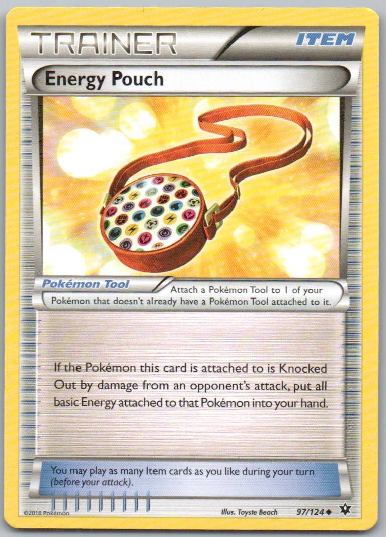 Energy Pouch 097 Normal Trainer Card - Fates Collide
